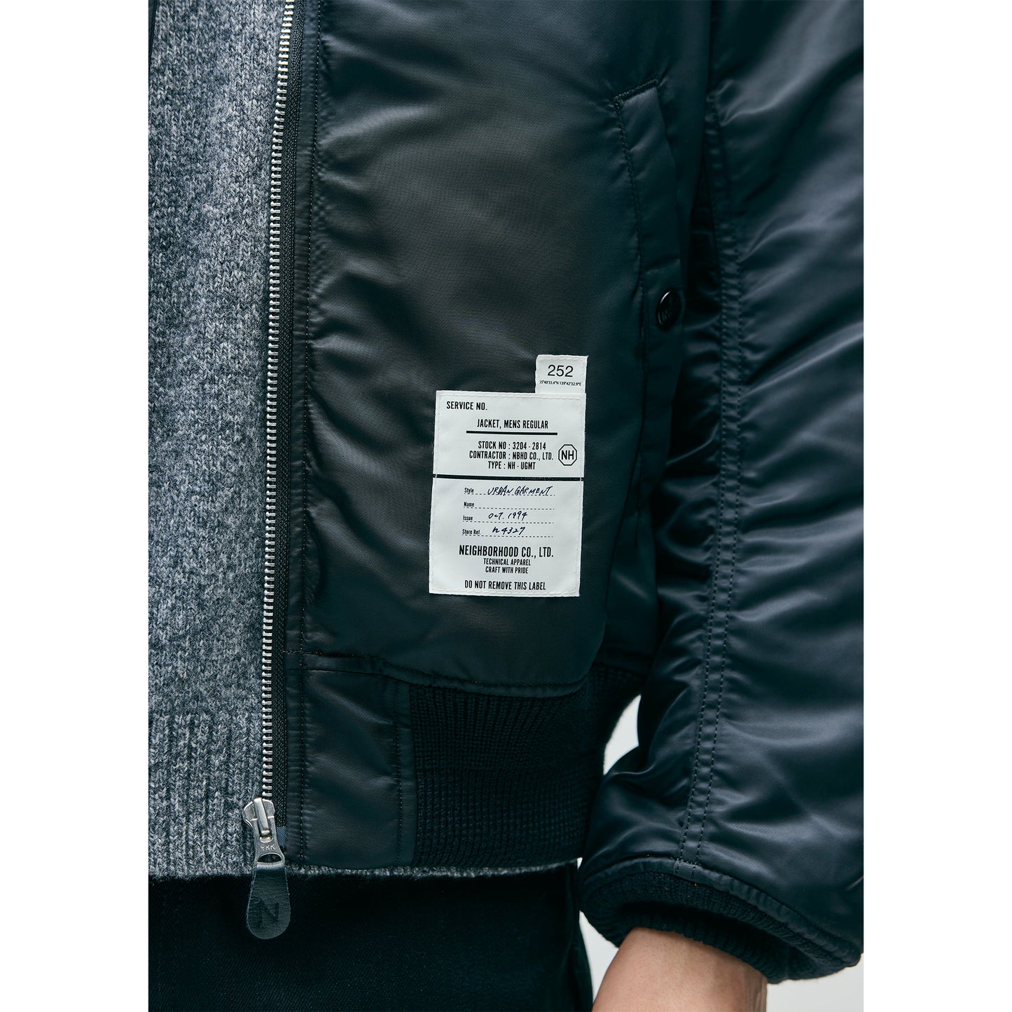 MA-1 FLIGHT JACKET MOD / BLACK