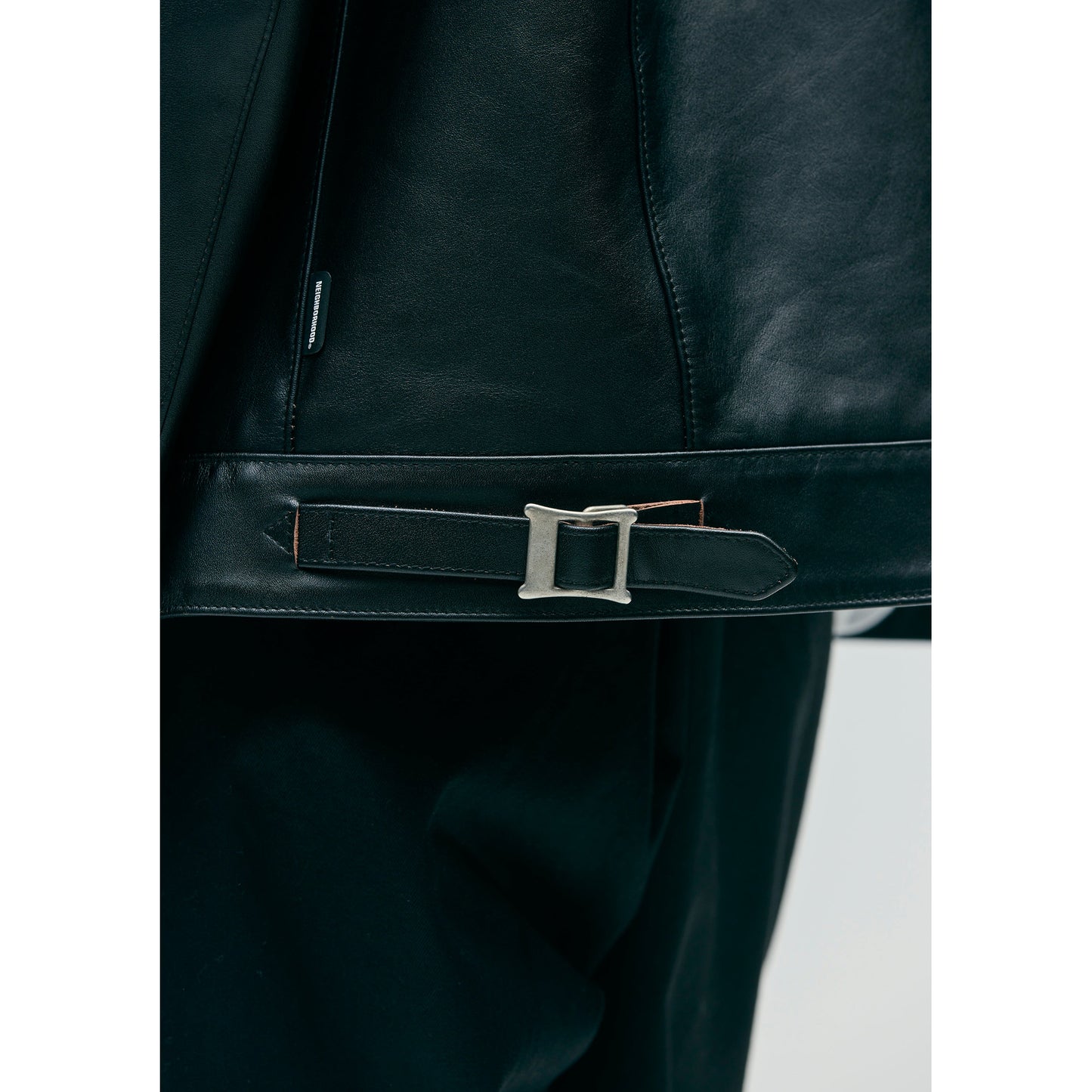 LEATHER RIDERS JACKET / BLACK