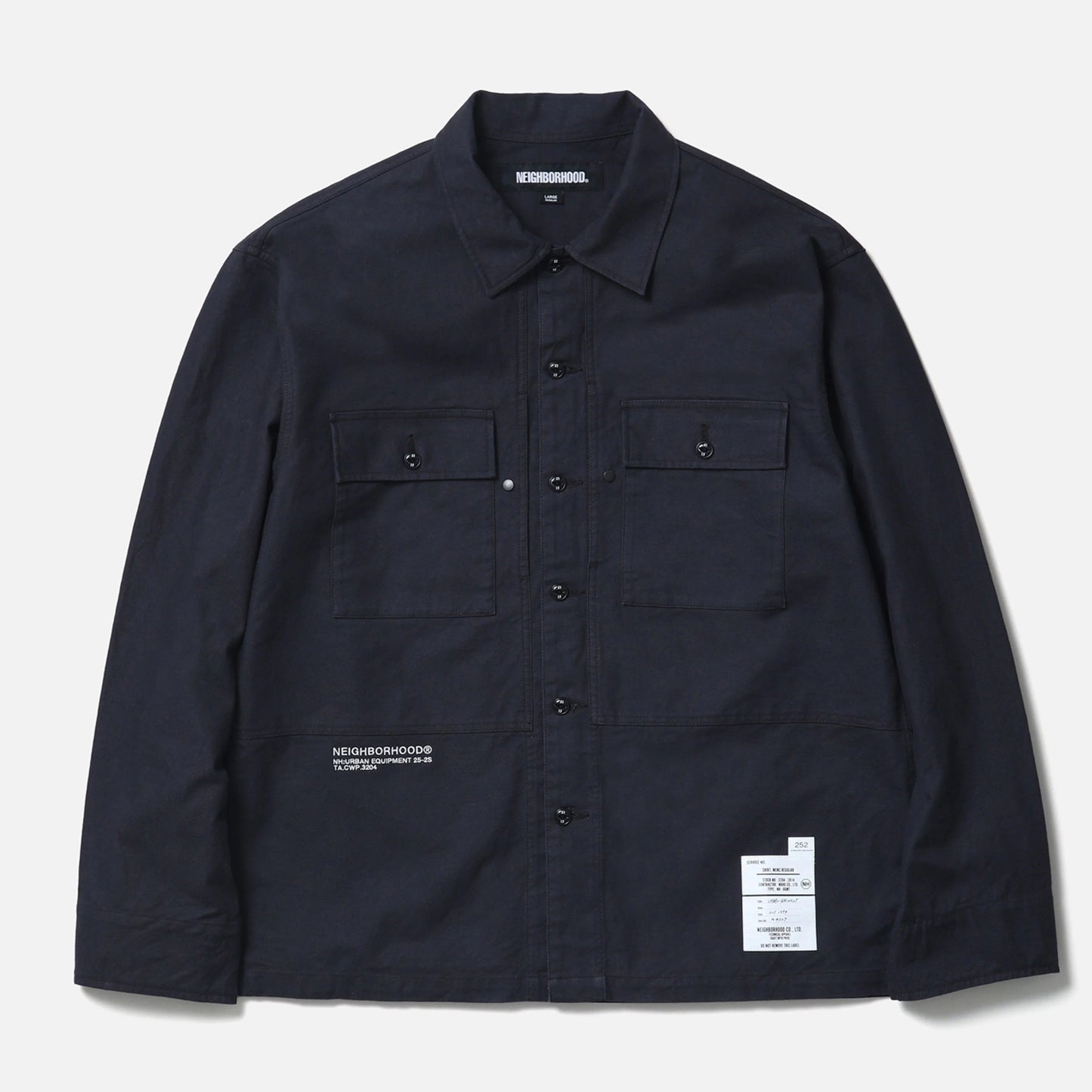FATIGUE SHIRT LS / BLACK