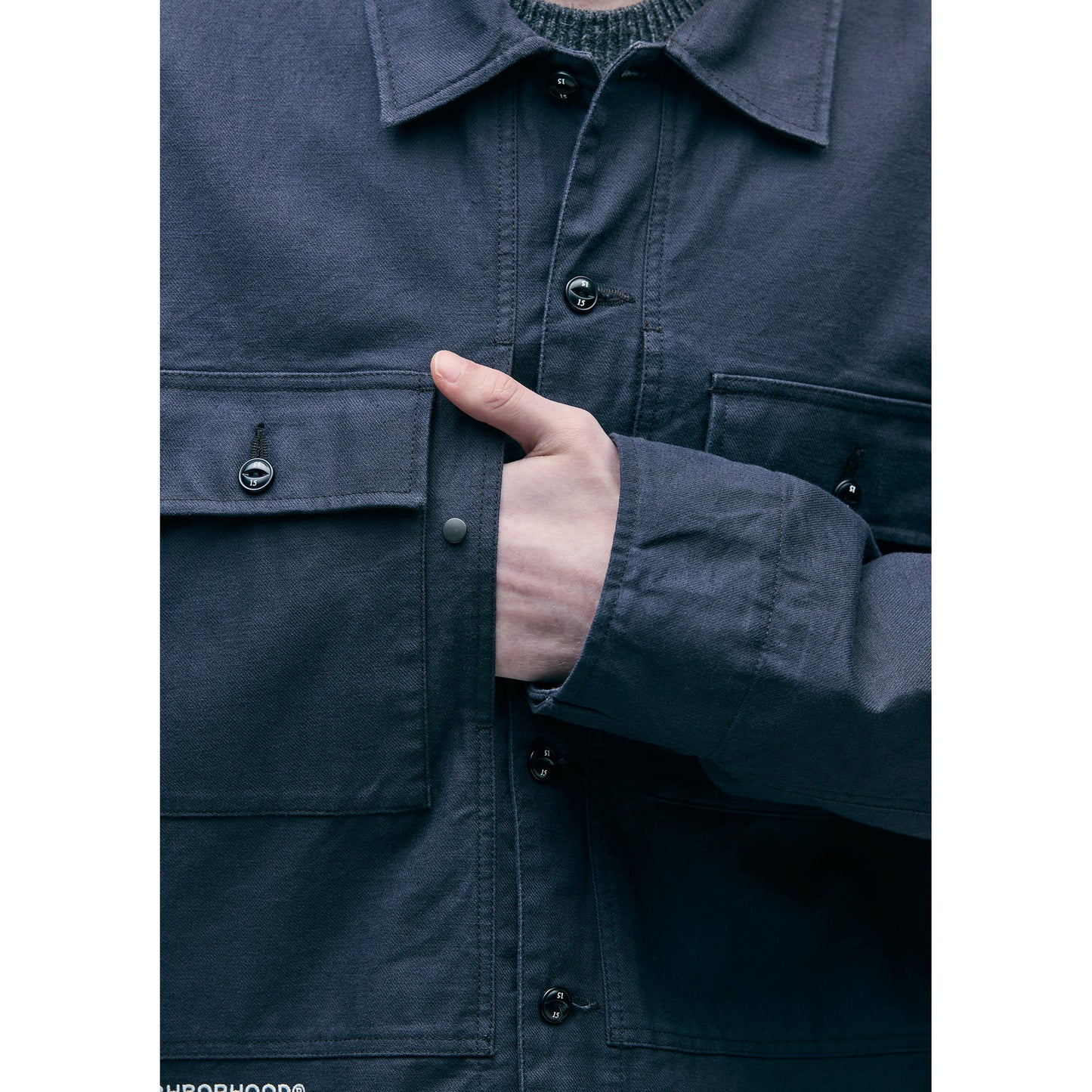 FATIGUE SHIRT LS / BLACK