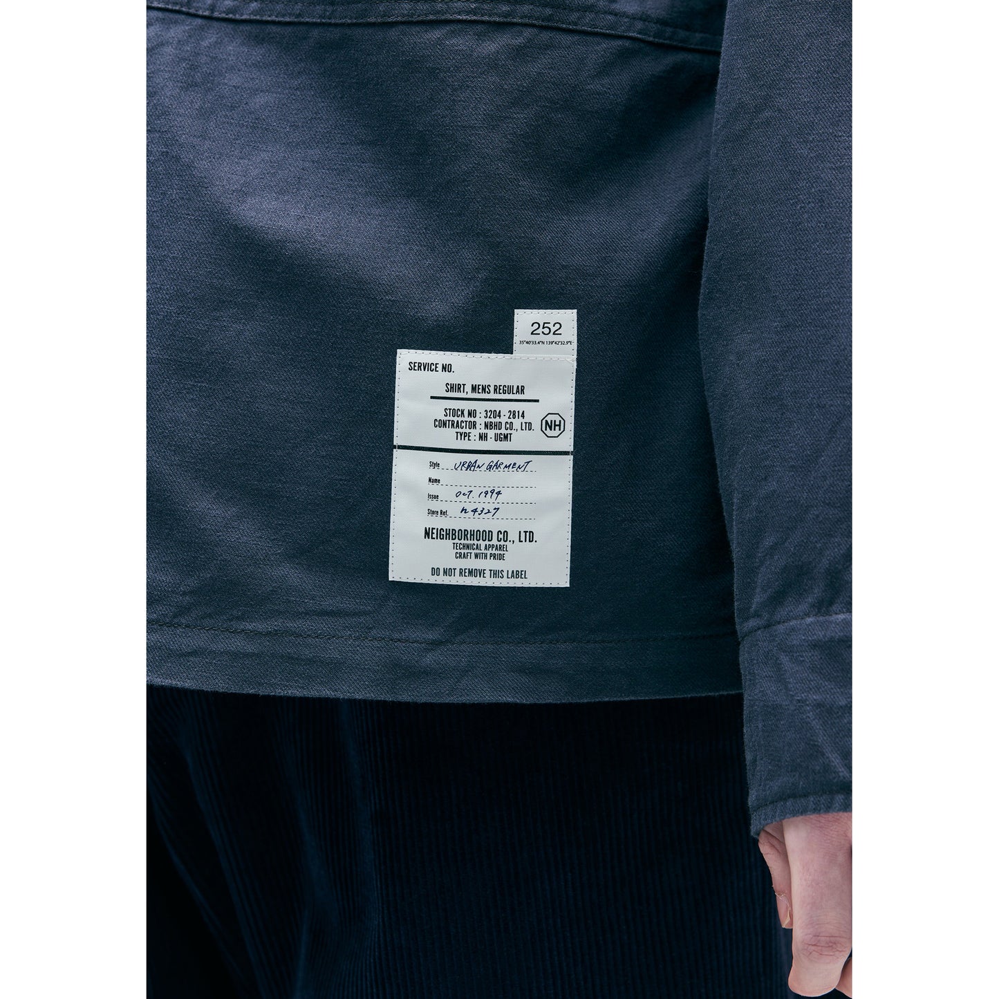 FATIGUE SHIRT LS / BLACK