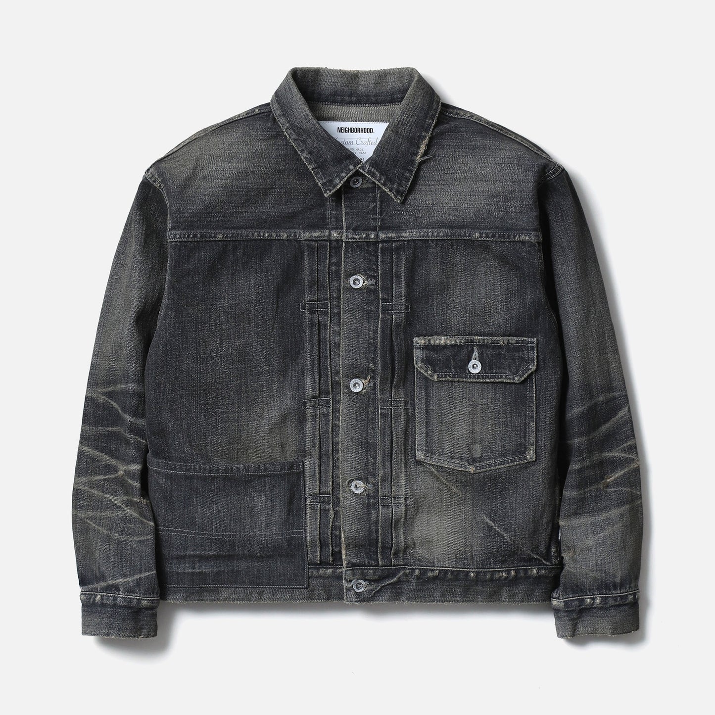 SAVAGE DENIM TYPE-1 JACKET / BLACK