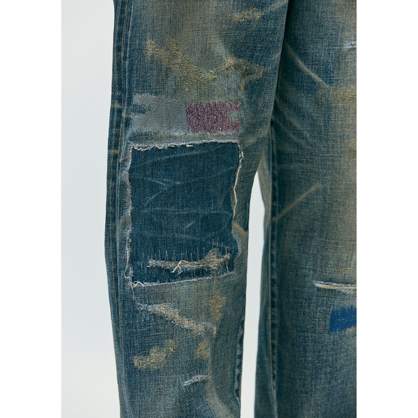 SAVAGE DENIM DP WIDE PANTS / INDIGO