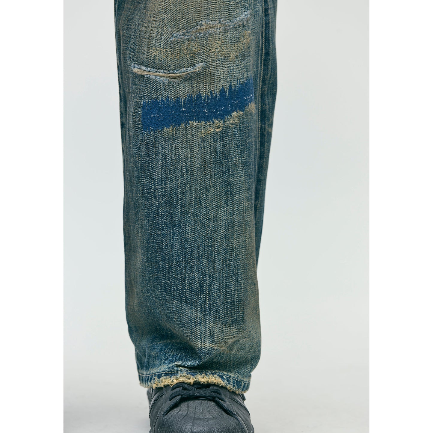 SAVAGE DENIM DP WIDE PANTS / INDIGO
