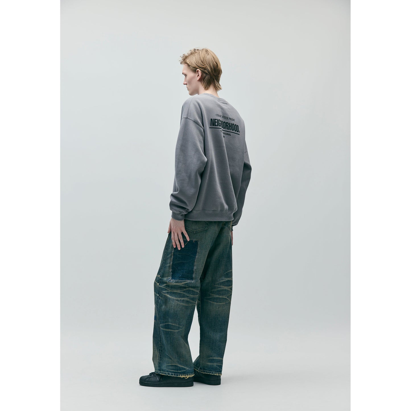 SAVAGE DENIM DP WIDE PANTS / INDIGO