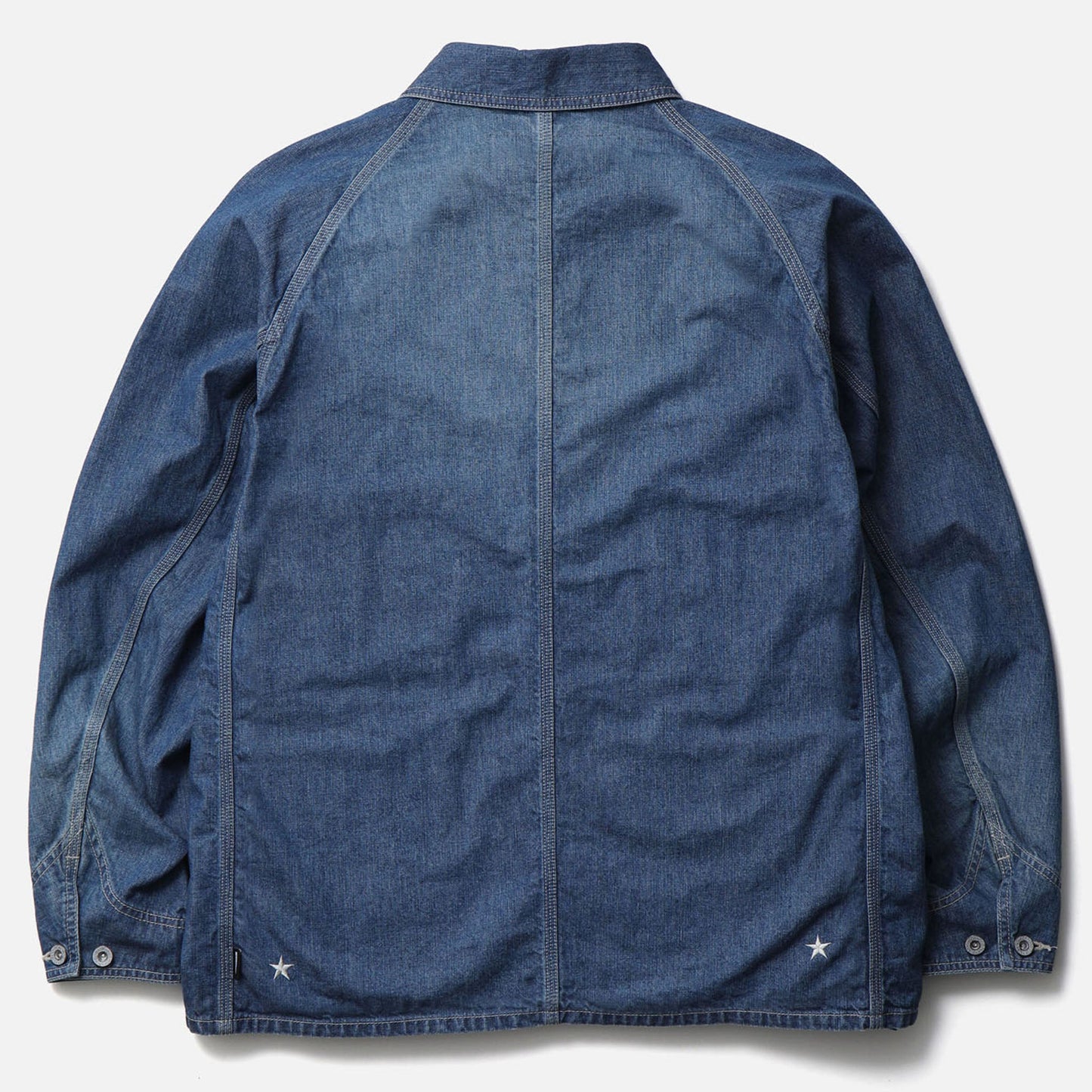NH X M&M . WASHED DENIM COVERALL JACKET / INDIGO