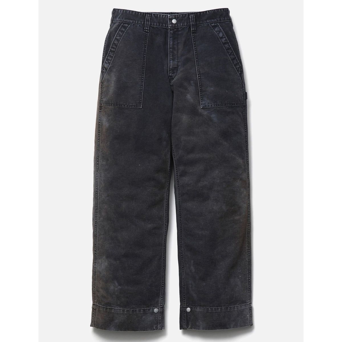 BW . WASHED BAKER PANTS / BLACK