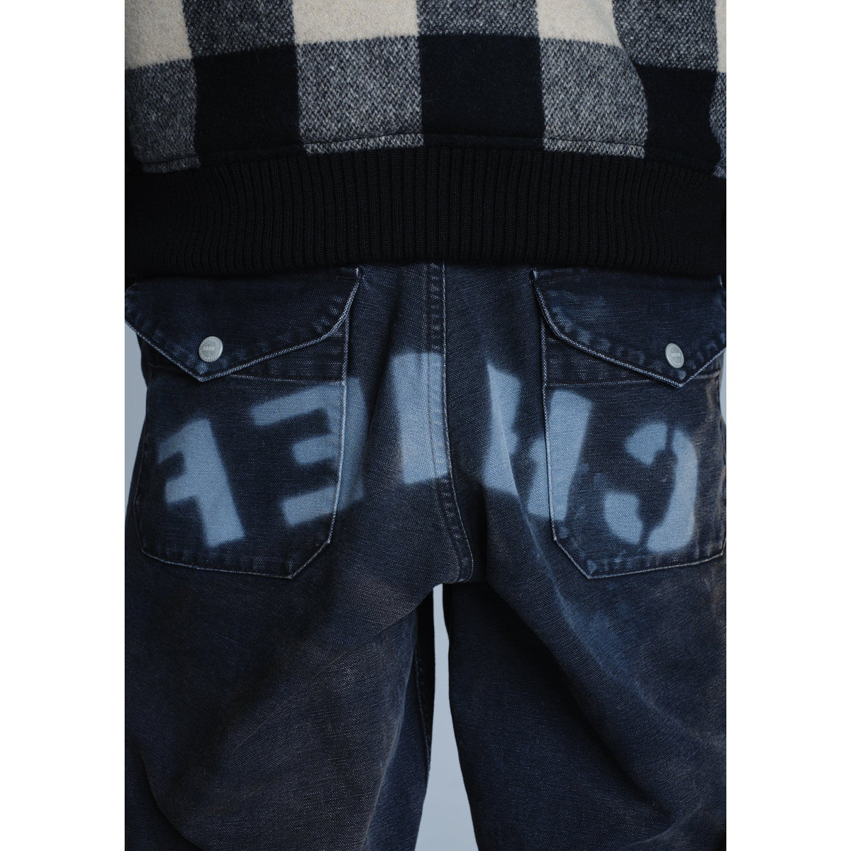 BW . WASHED BAKER PANTS / BLACK