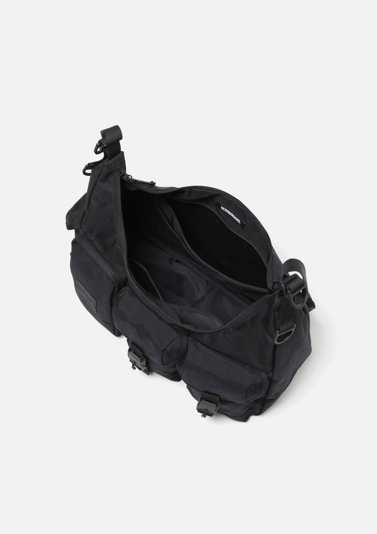 NH X BAICYCLON . MULTI POCKETS SHOULDER BAG / BLACK