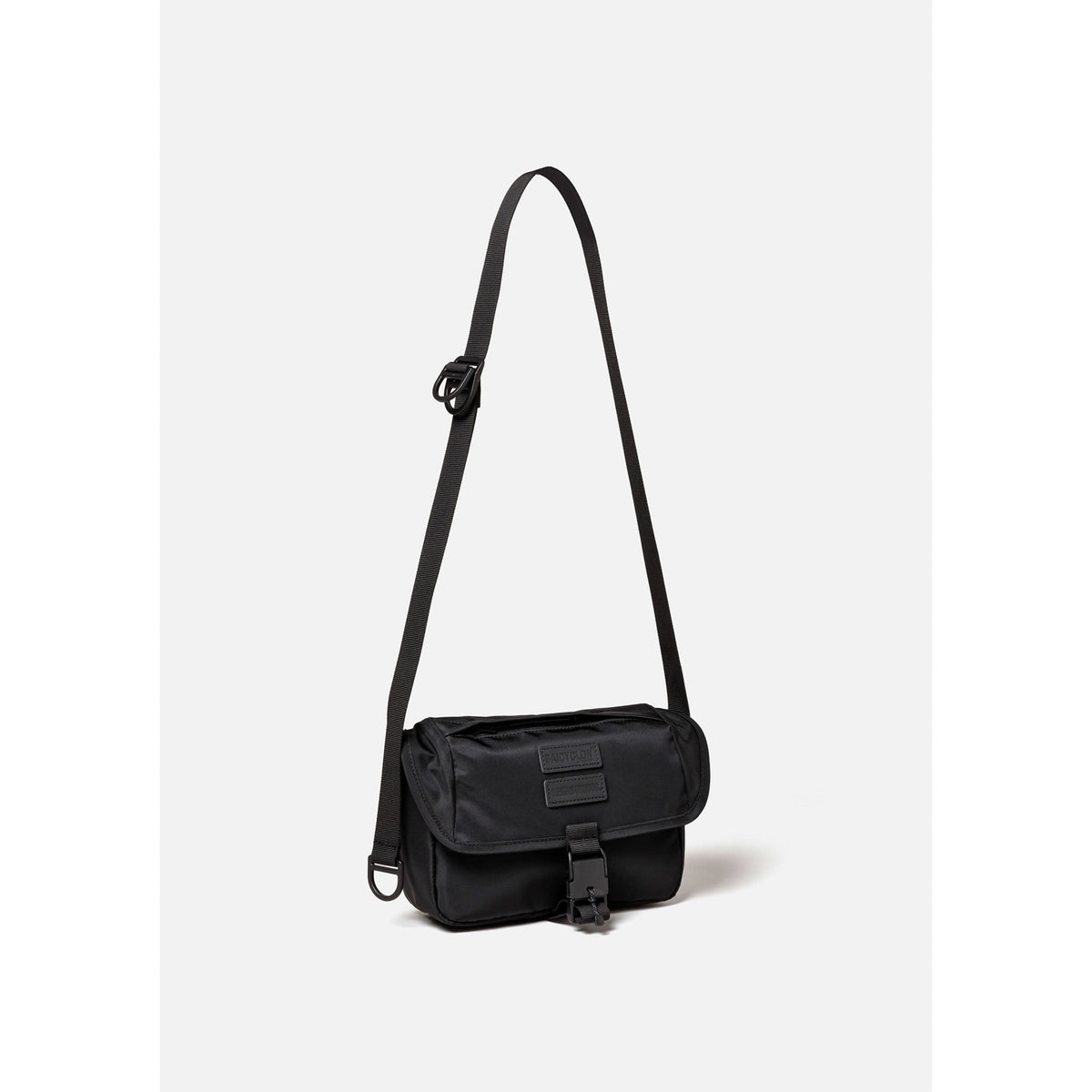 NH X BAICYCLON . FLAP SHOULDER BAG / BLACK