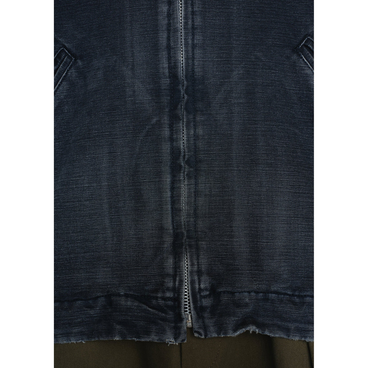 WASHED DUCK WORK JACKET / BLACK