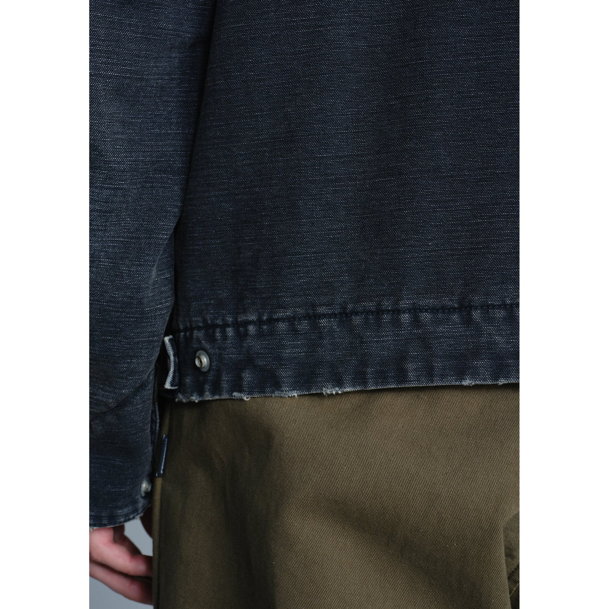 WASHED DUCK WORK JACKET / BLACK