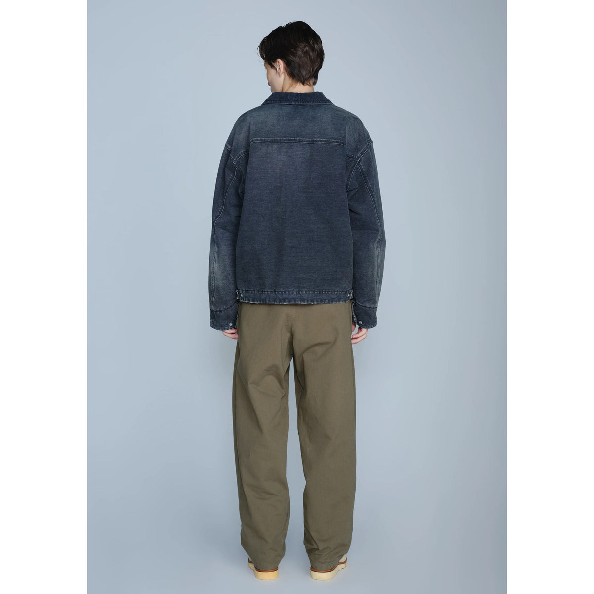 WASHED DUCK WORK JACKET / BLACK