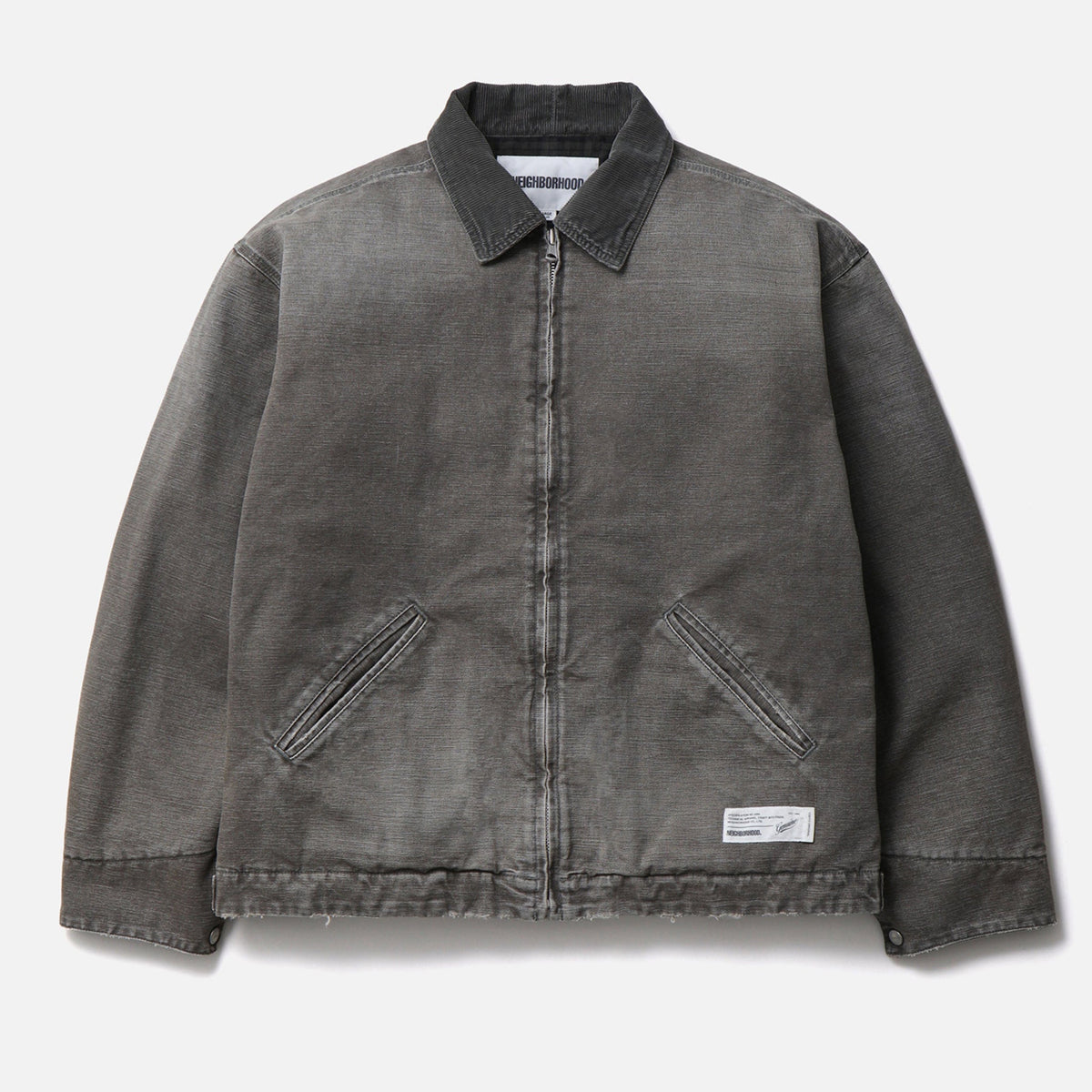 WASHED DUCK WORK JACKET / GRAY