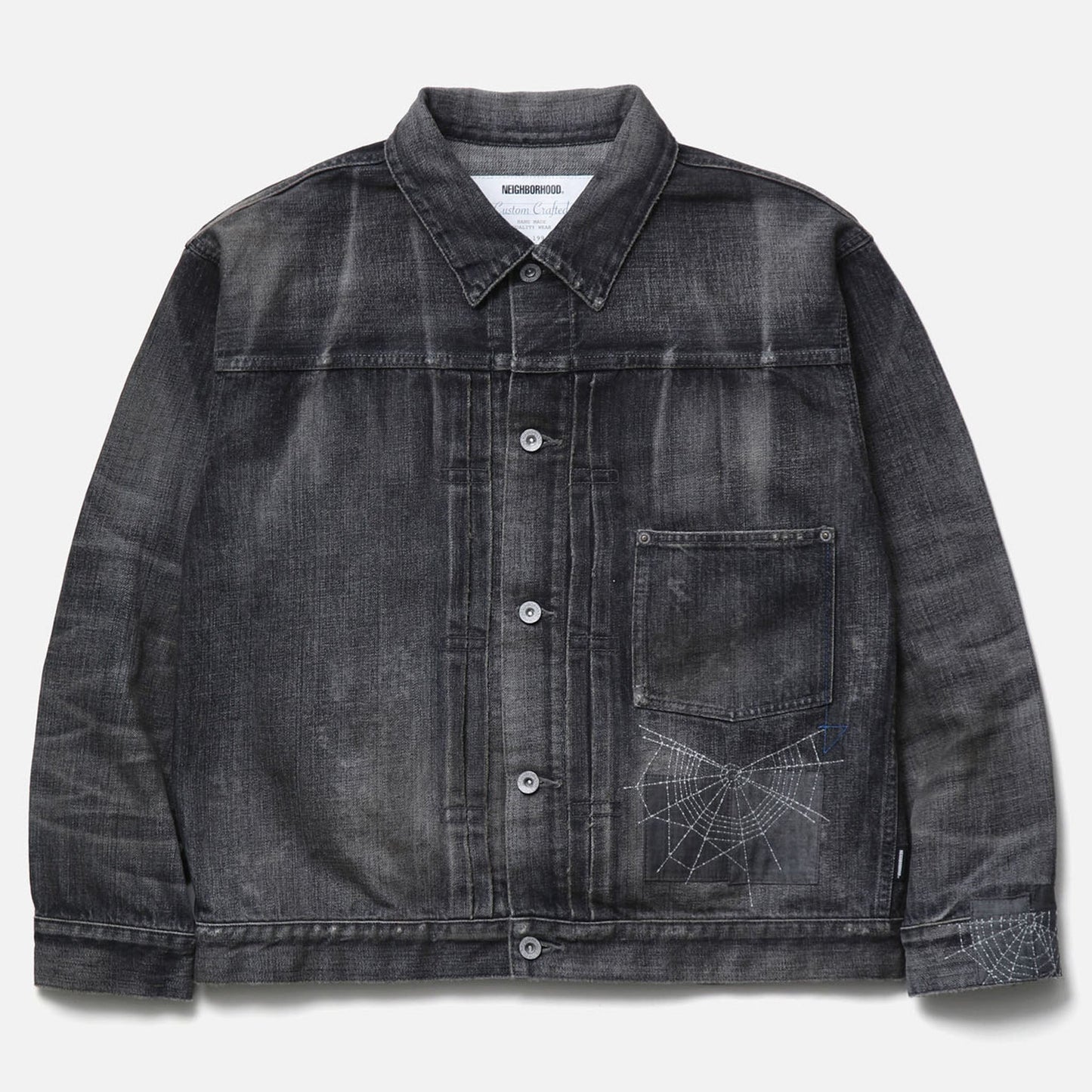 SAVAGE DENIM TYPE-1 JACKET / BLACK