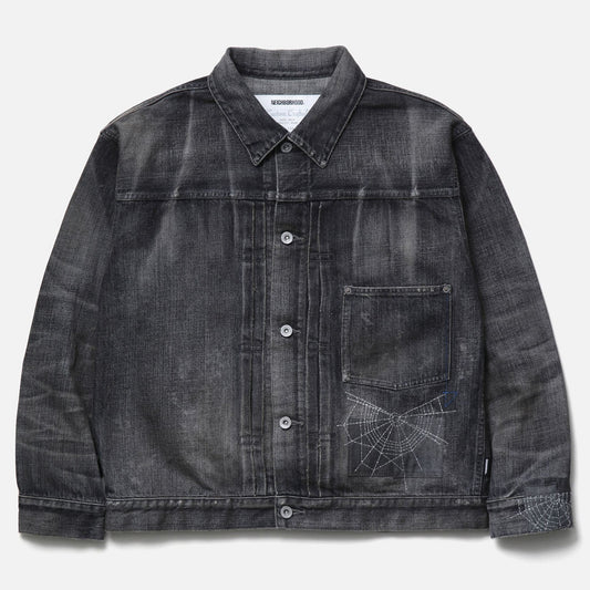 SAVAGE DENIM TYPE-1 JACKET / BLACK