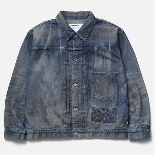 SAVAGE DENIM TYPE-1 JACKET / INDIGO