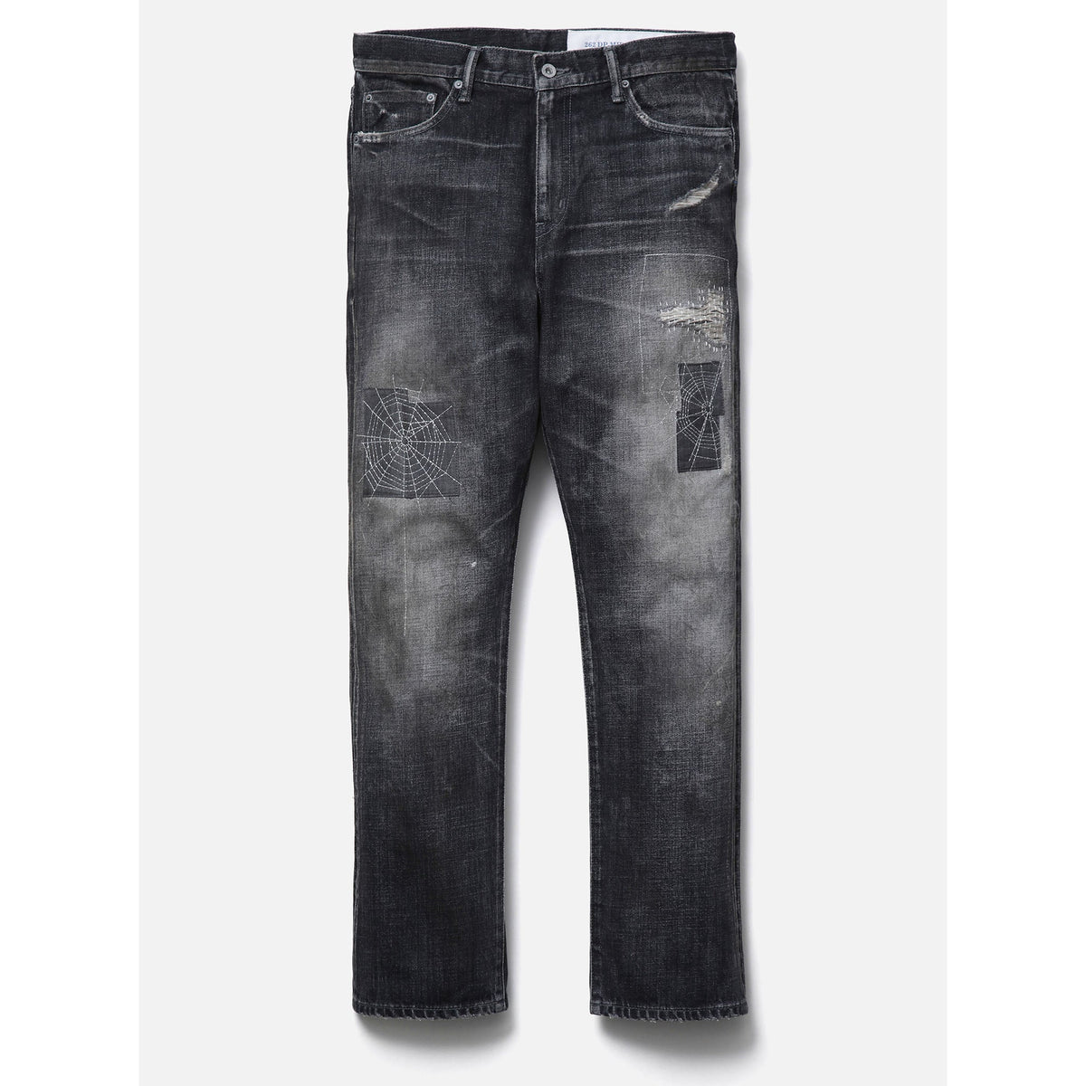 SAVAGE DENIM DP MID PANTS / BLACK