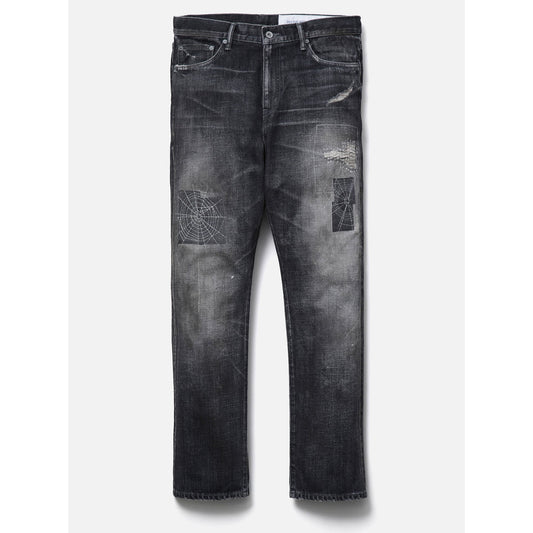SAVAGE DENIM DP MID PANTS / BLACK