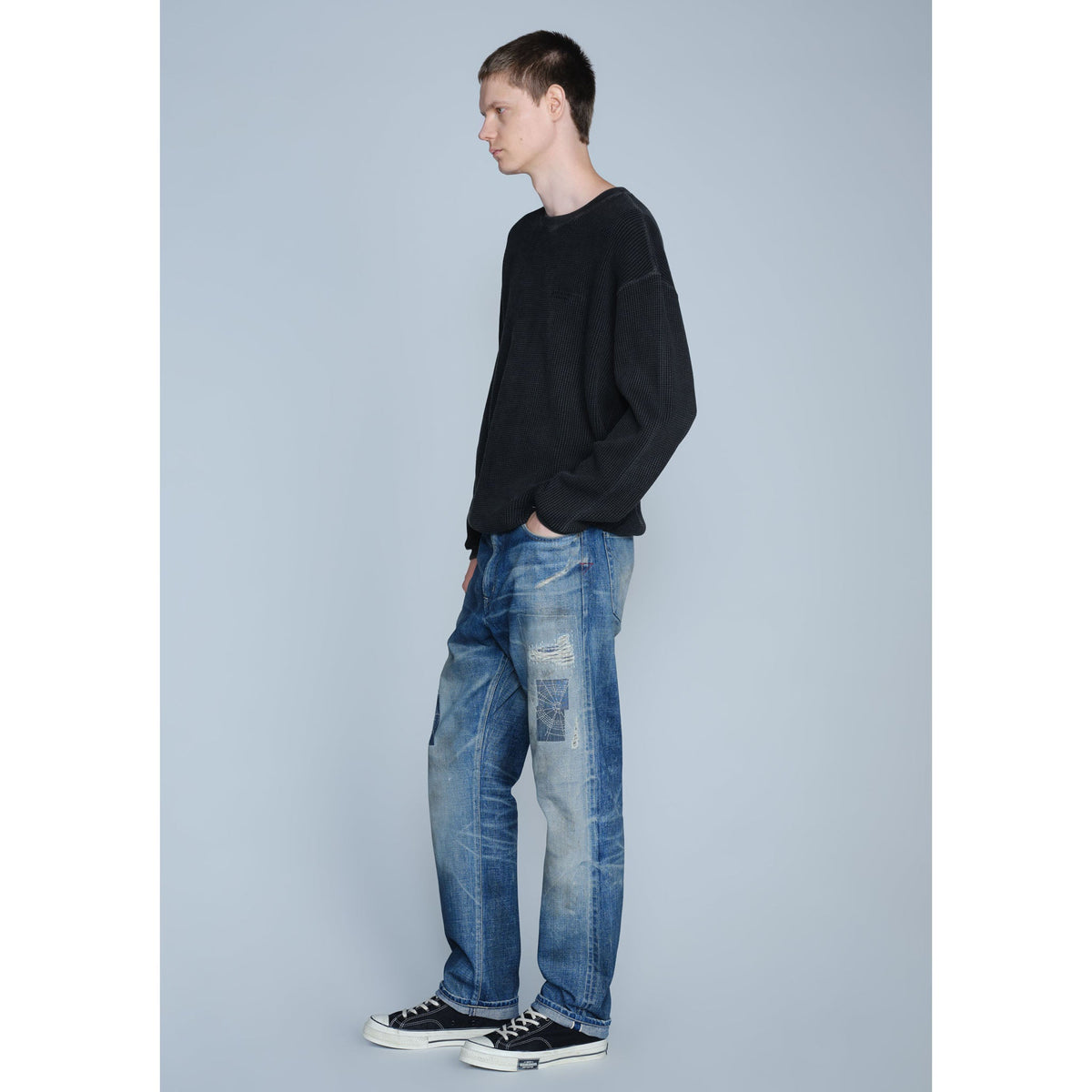 SAVAGE DENIM DP MID PANTS / INDIGO
