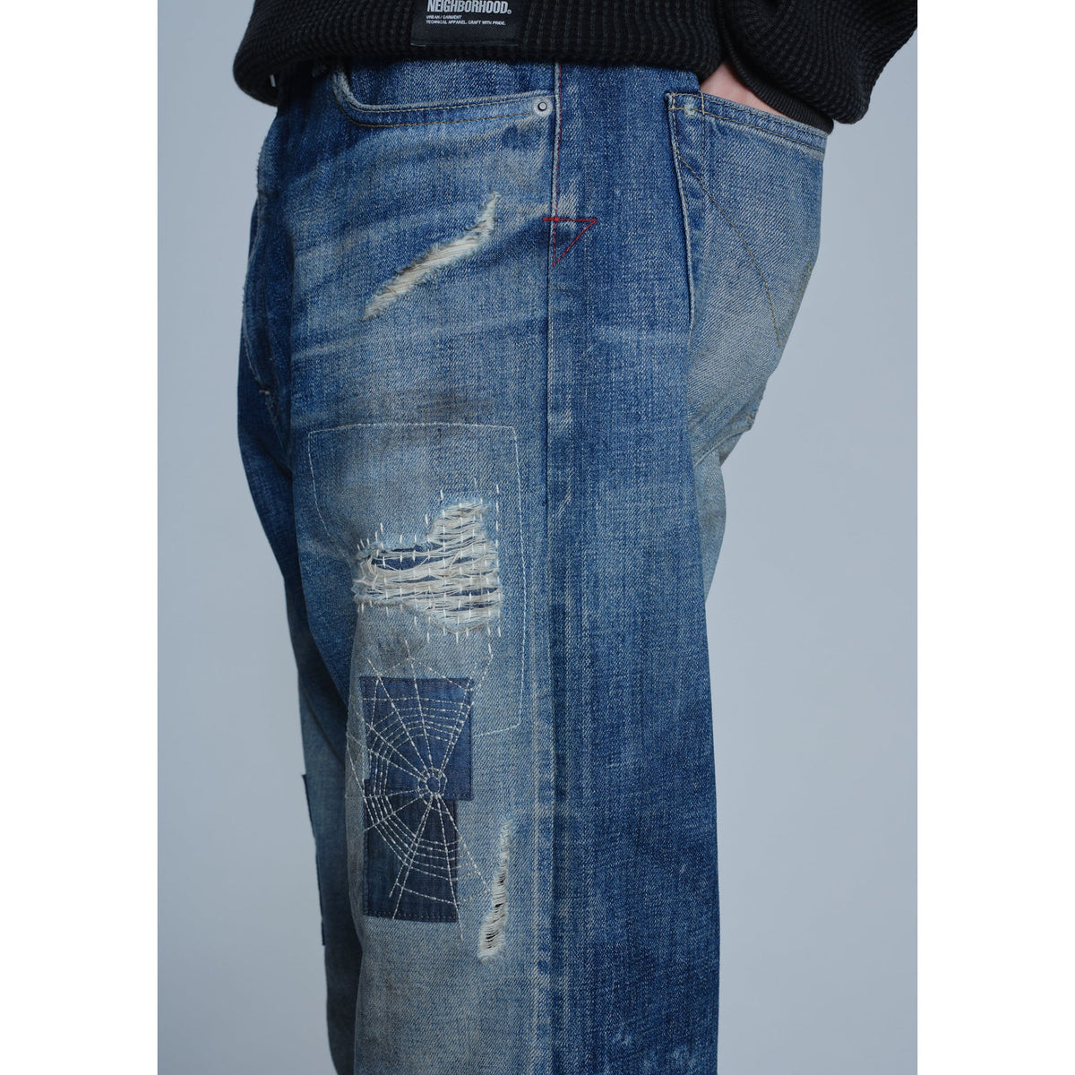 SAVAGE DENIM DP MID PANTS / INDIGO