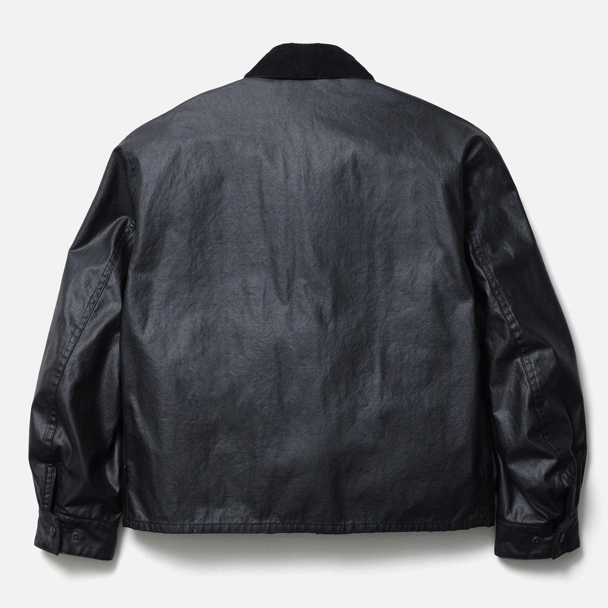 COATED SHORT JACKET / BLACK