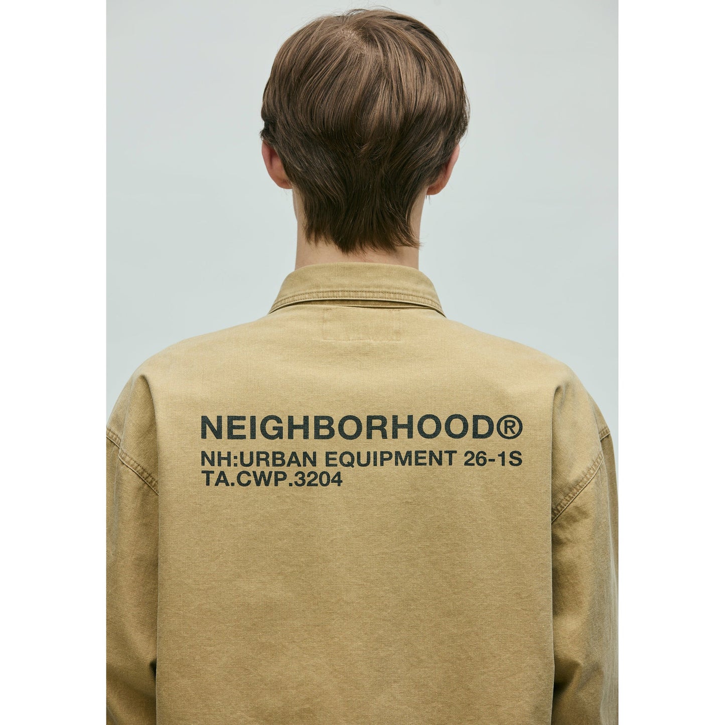 ZIP FIELD SHIRT LS / BEIGE