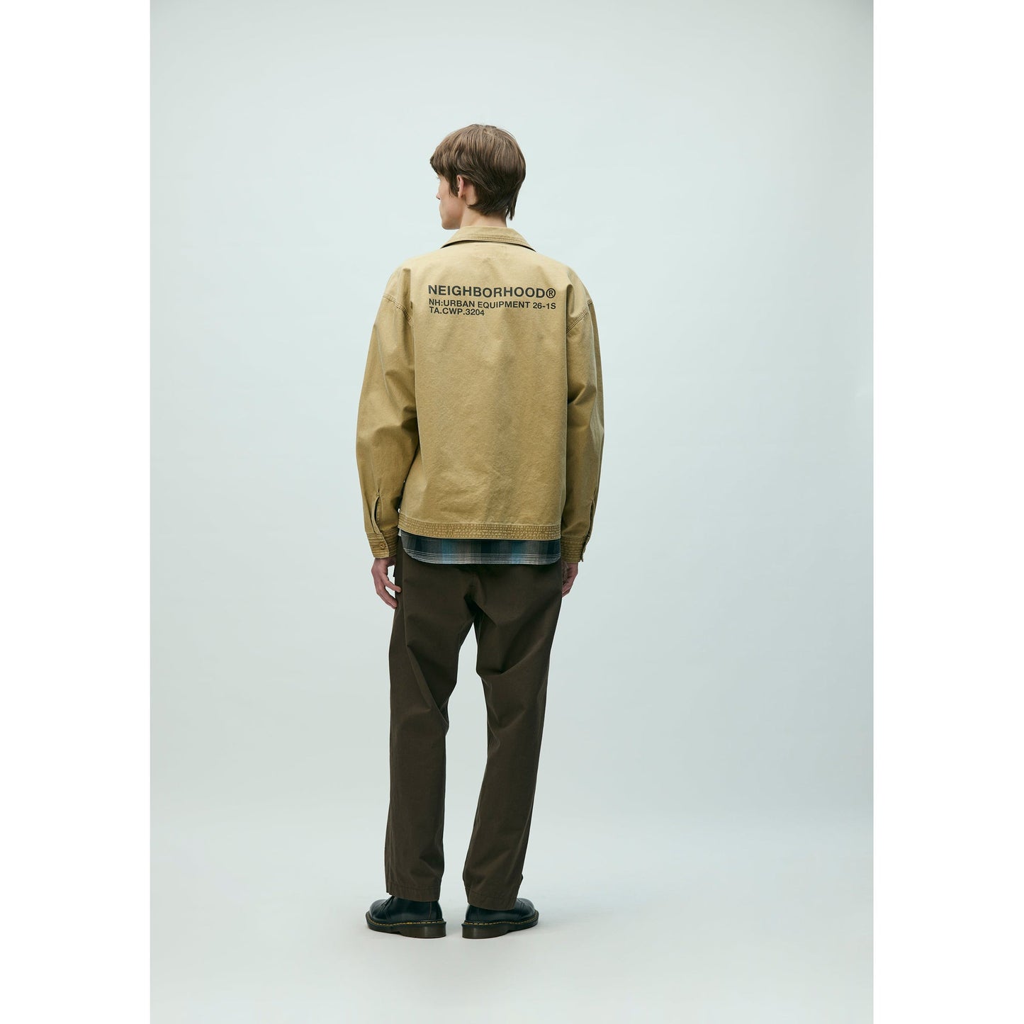 ZIP FIELD SHIRT LS / BEIGE
