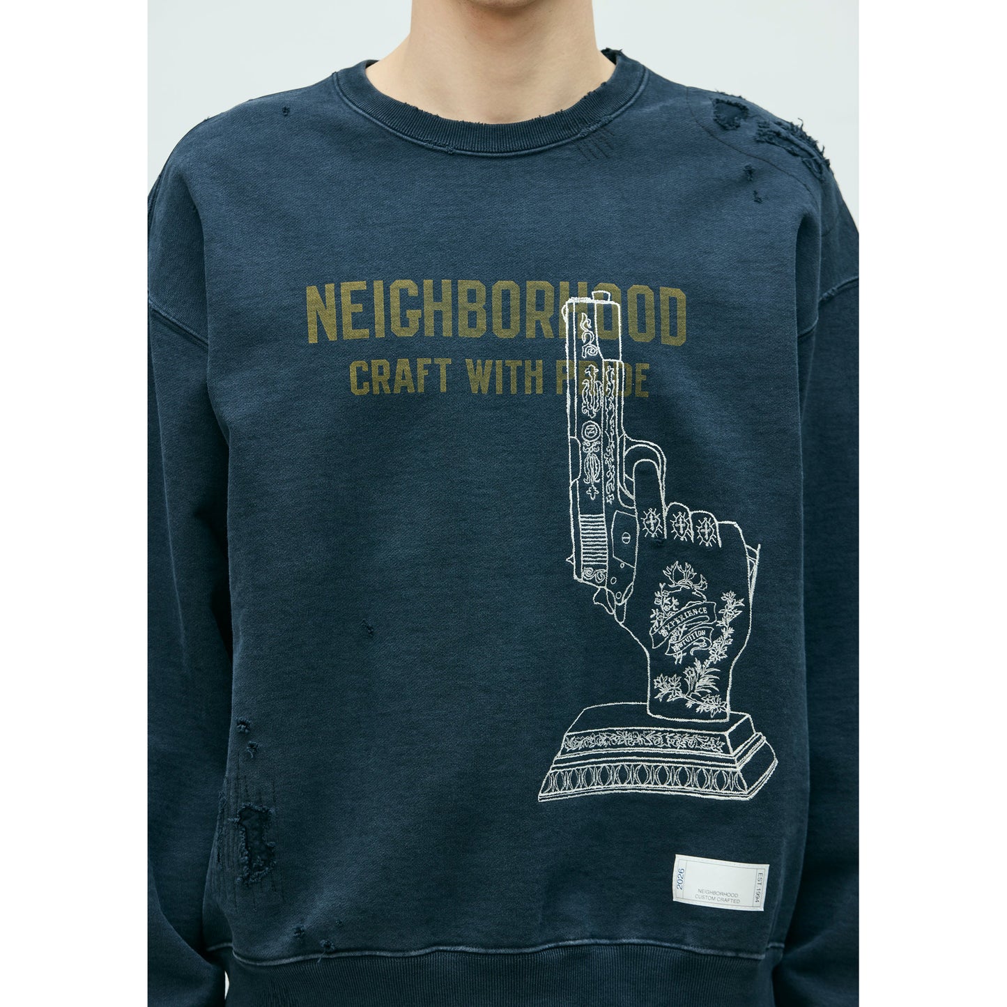 SAVAGE SWEAT SHIRT LS / BLACK