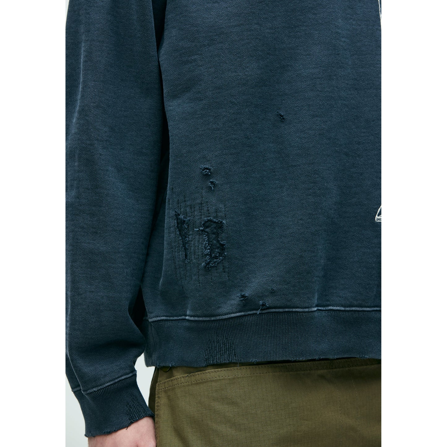 SAVAGE SWEAT SHIRT LS / BLACK