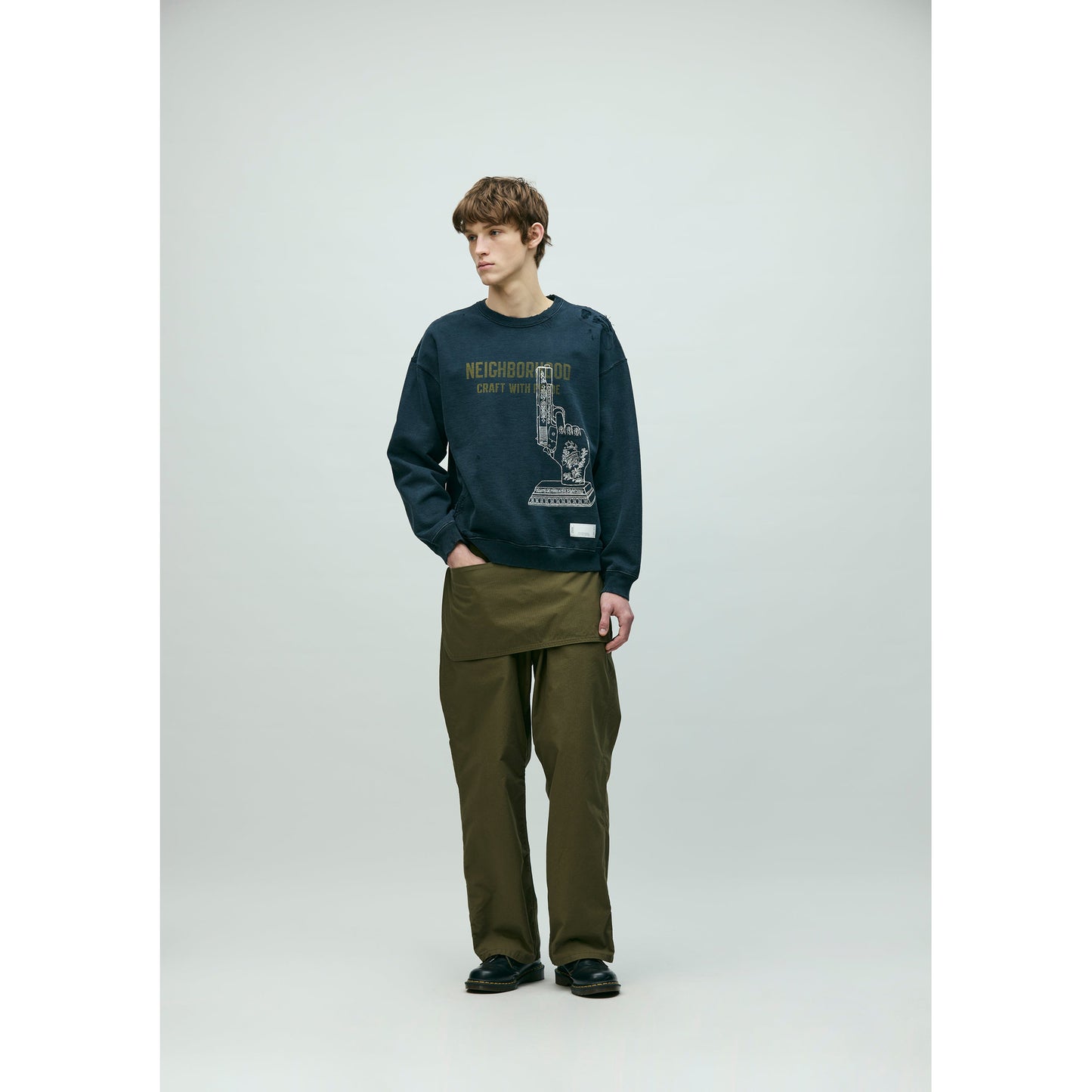 SAVAGE SWEAT SHIRT LS / BLACK