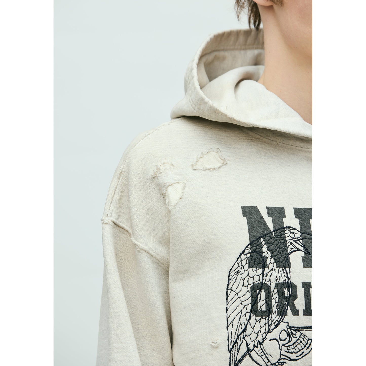 SAVAGE SWEAT HOODIE LS / OATMEAL