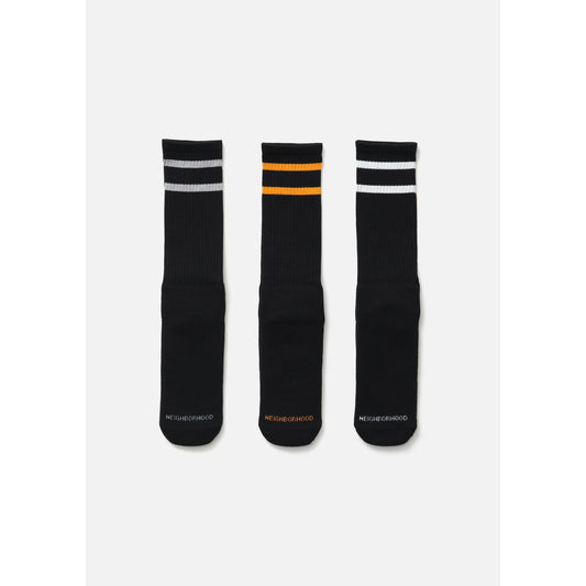 CLASSIC 3PACK SOCKS / BLACK