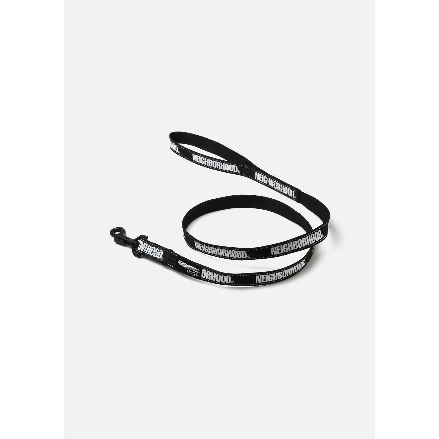 DOG LEASH NARROW / BLACK