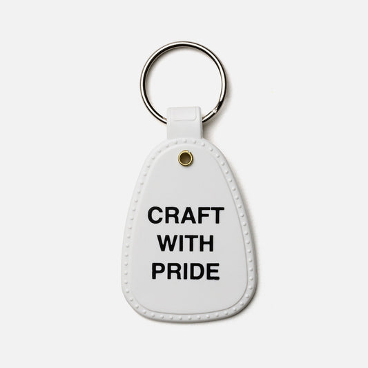 ADVERTISING KEYHOLDER / WHITE
