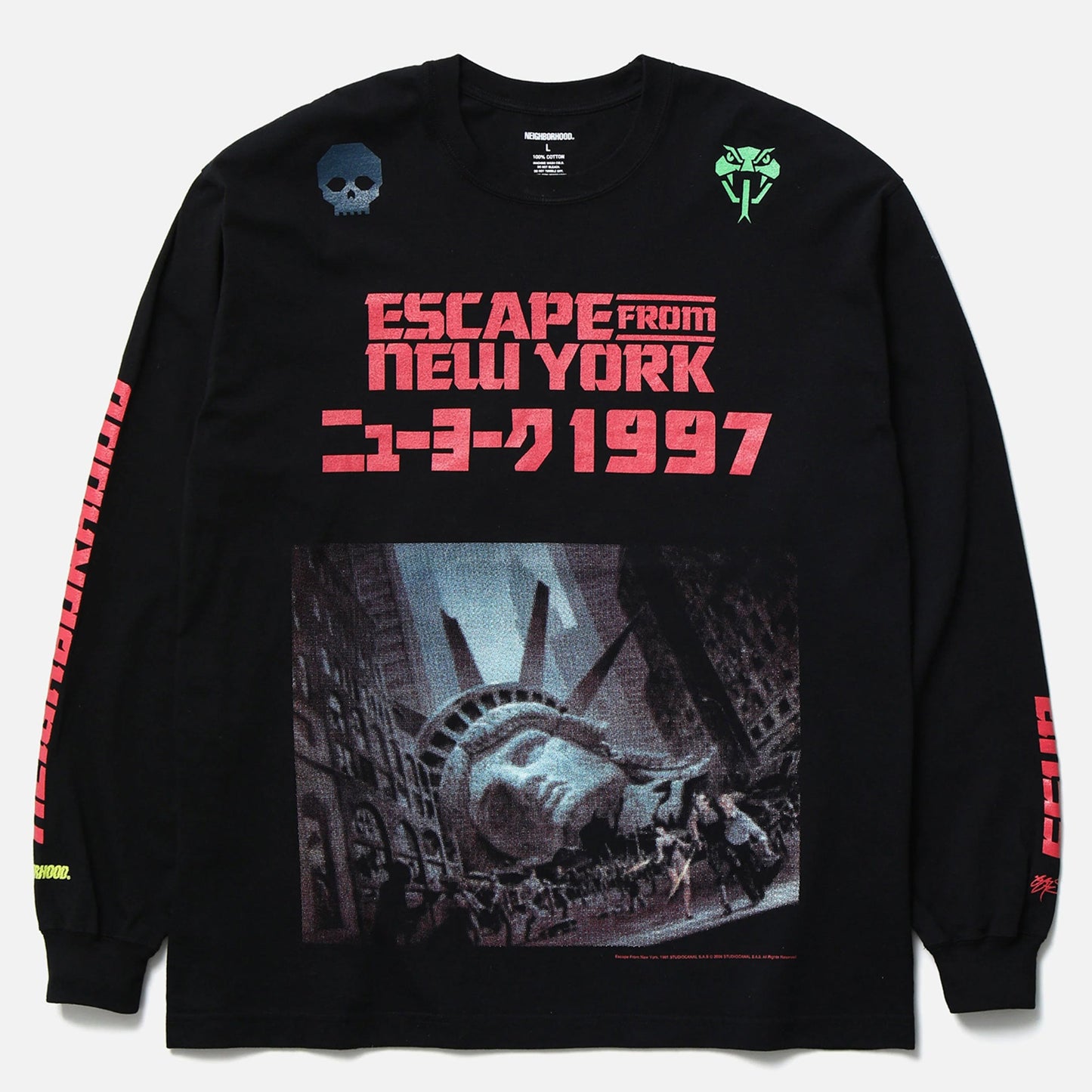 NH X SSUR . TEE LS / BLACK