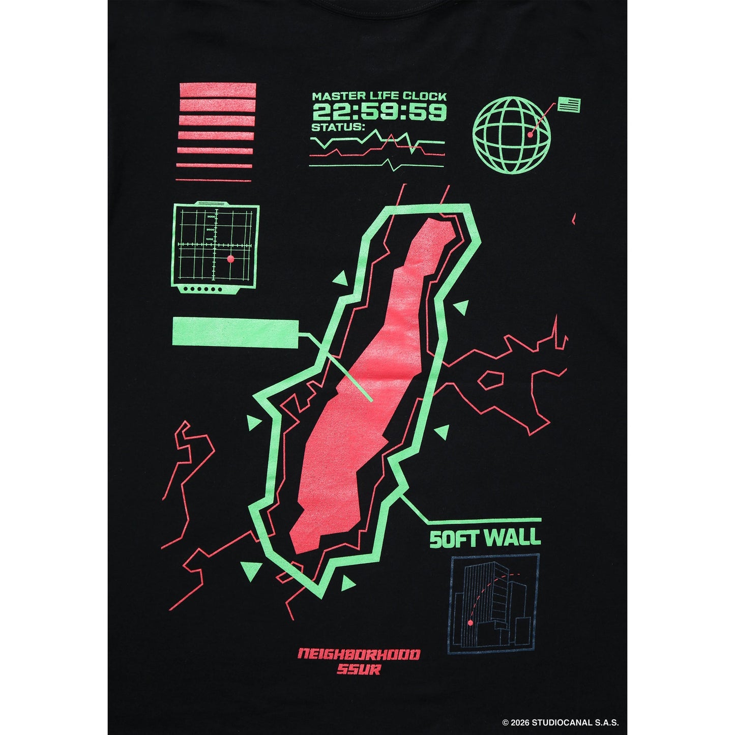 NH X SSUR . TEE LS / BLACK
