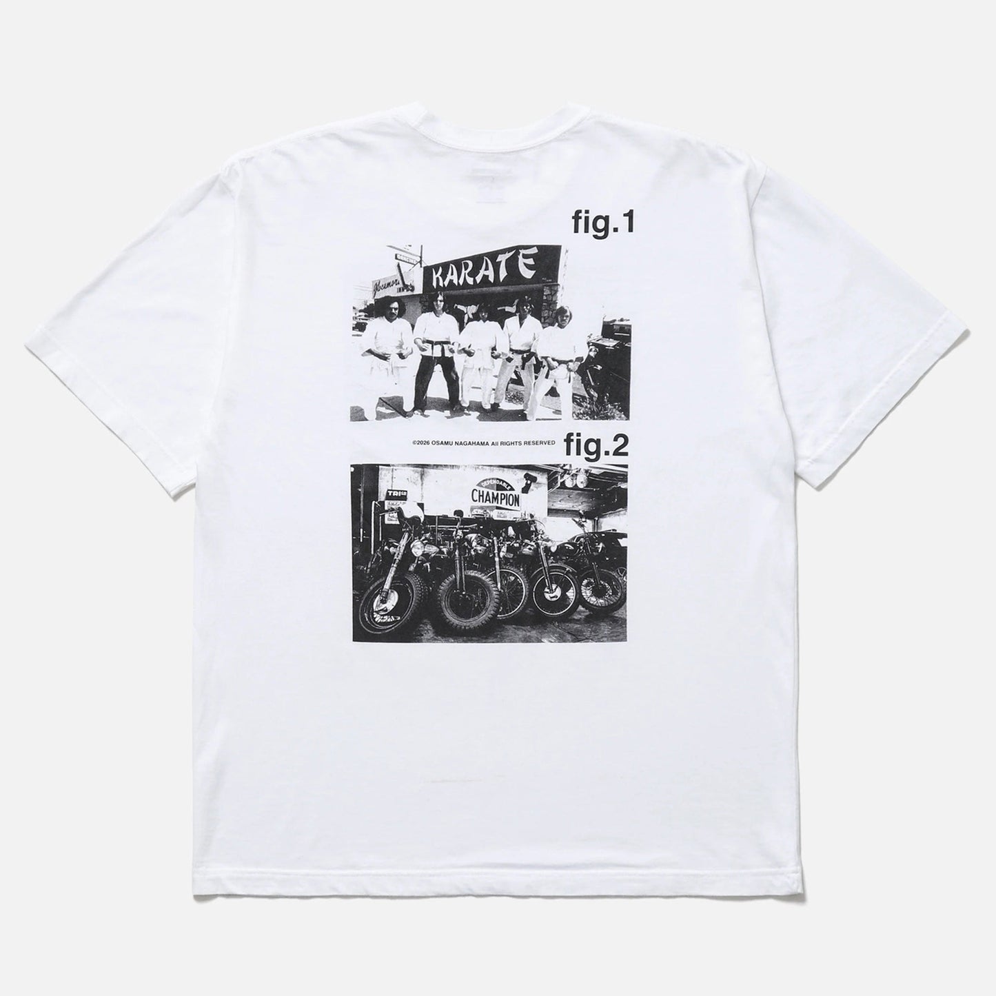 NH X OSAMU NAGAHAMA . TEE SS-1 / WHITE
