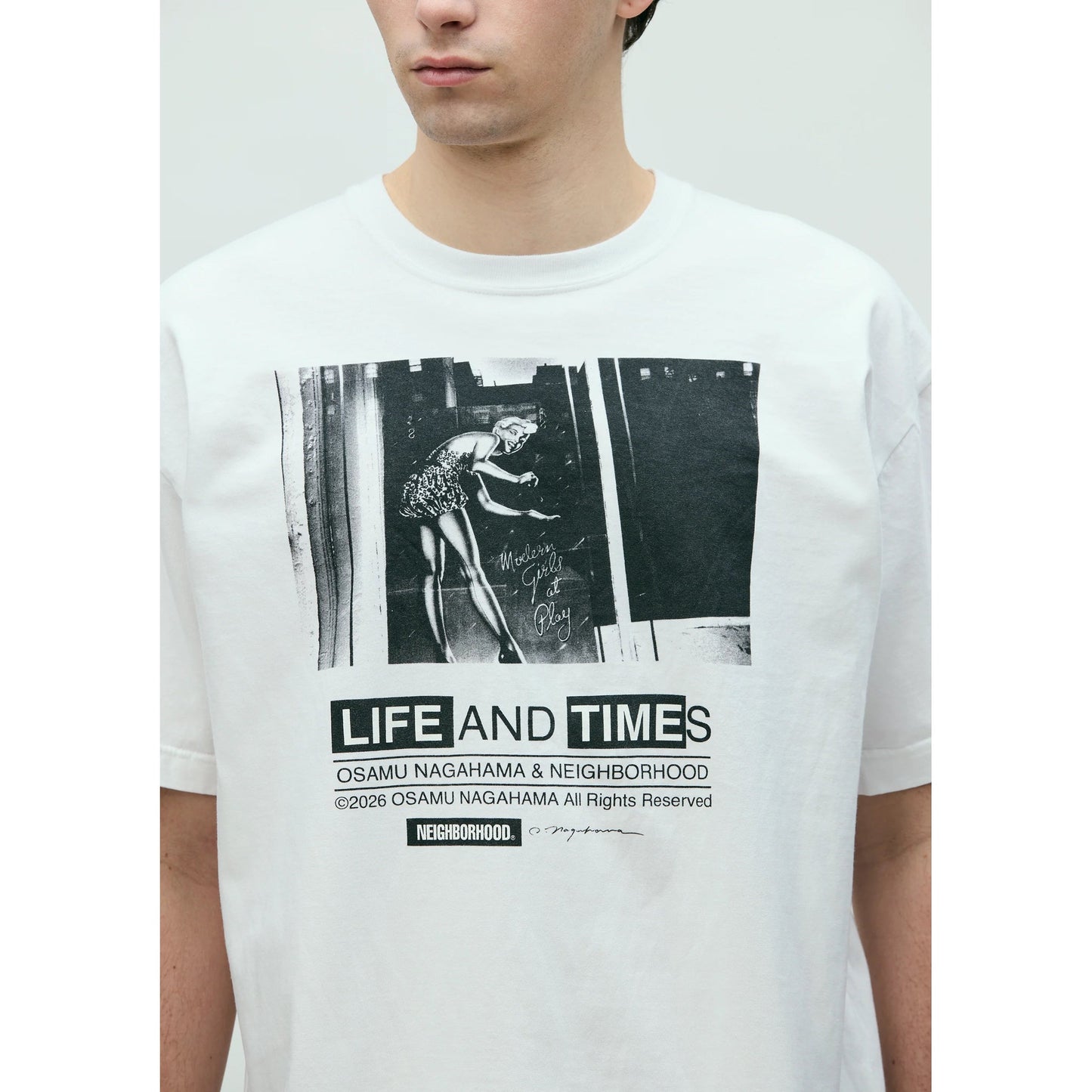 NH X OSAMU NAGAHAMA . TEE SS-1 / WHITE