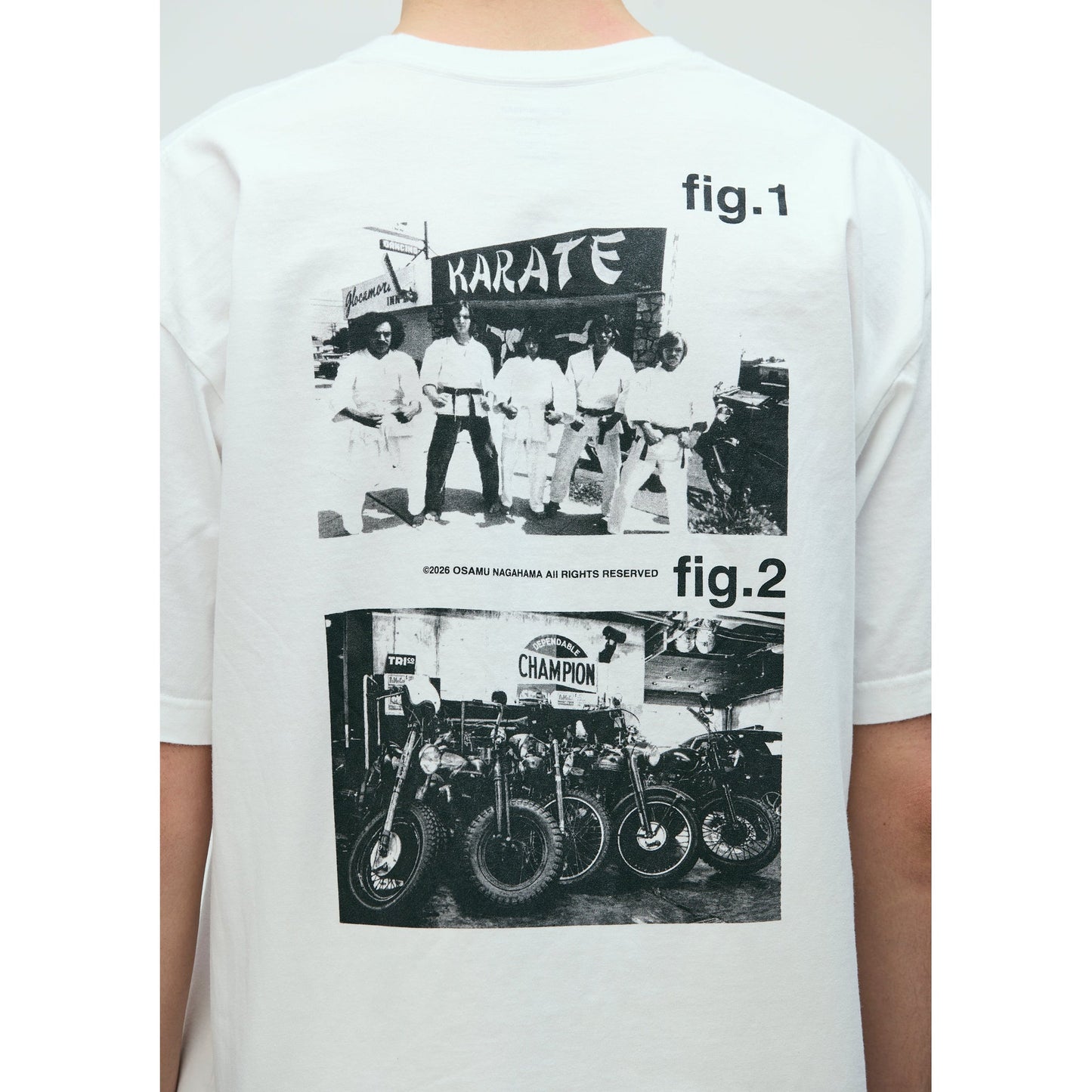 NH X OSAMU NAGAHAMA . TEE SS-1 / WHITE