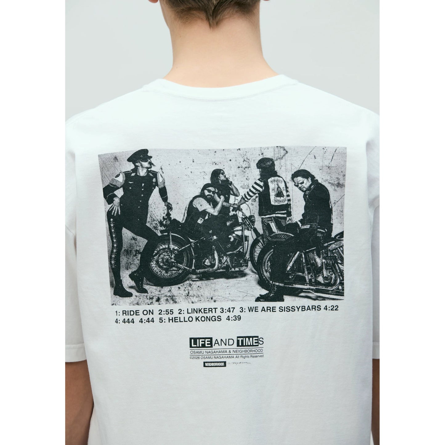 NH X OSAMU NAGAHAMA . TEE SS-3 / WHITE