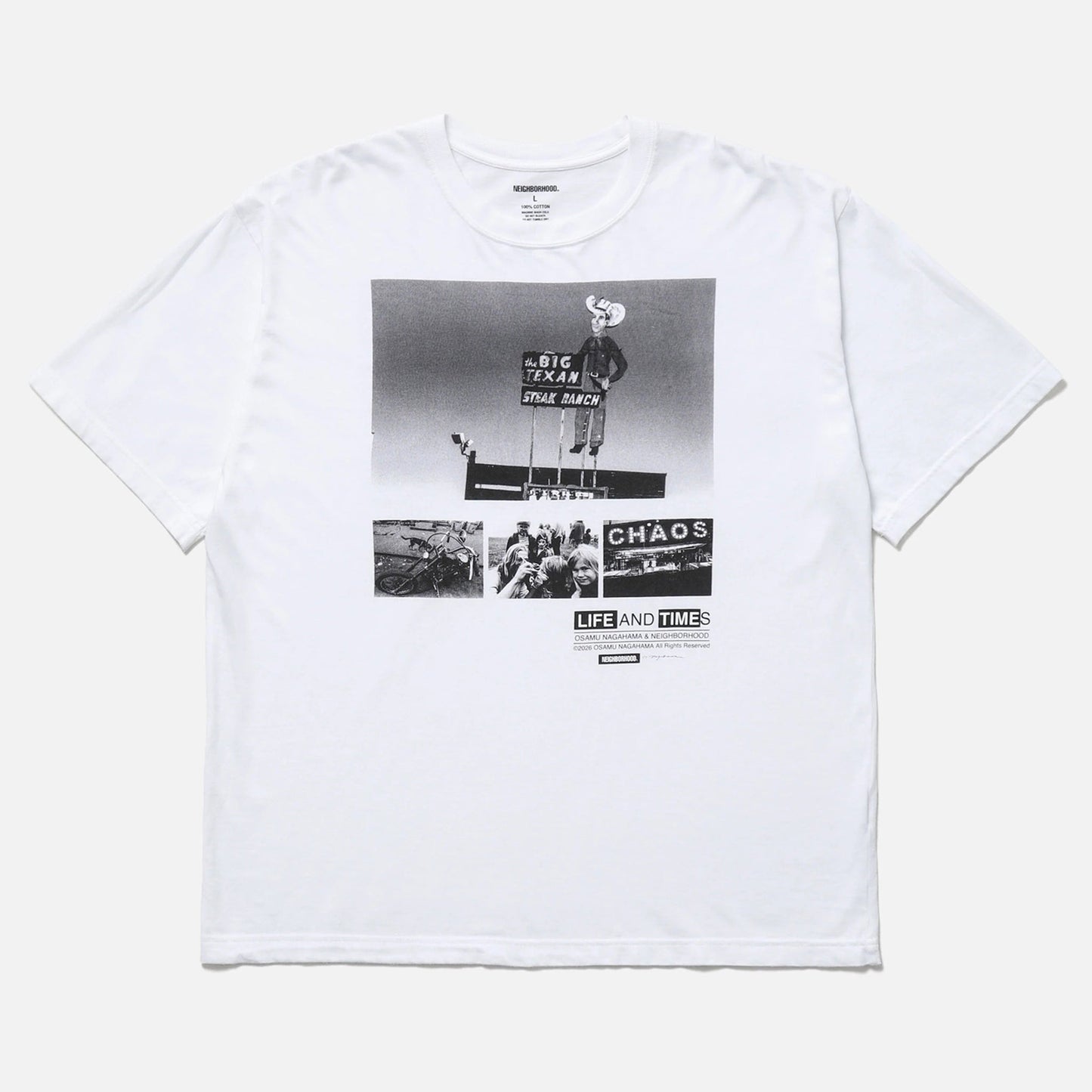 NH X OSAMU NAGAHAMA . TEE SS-4 / WHITE