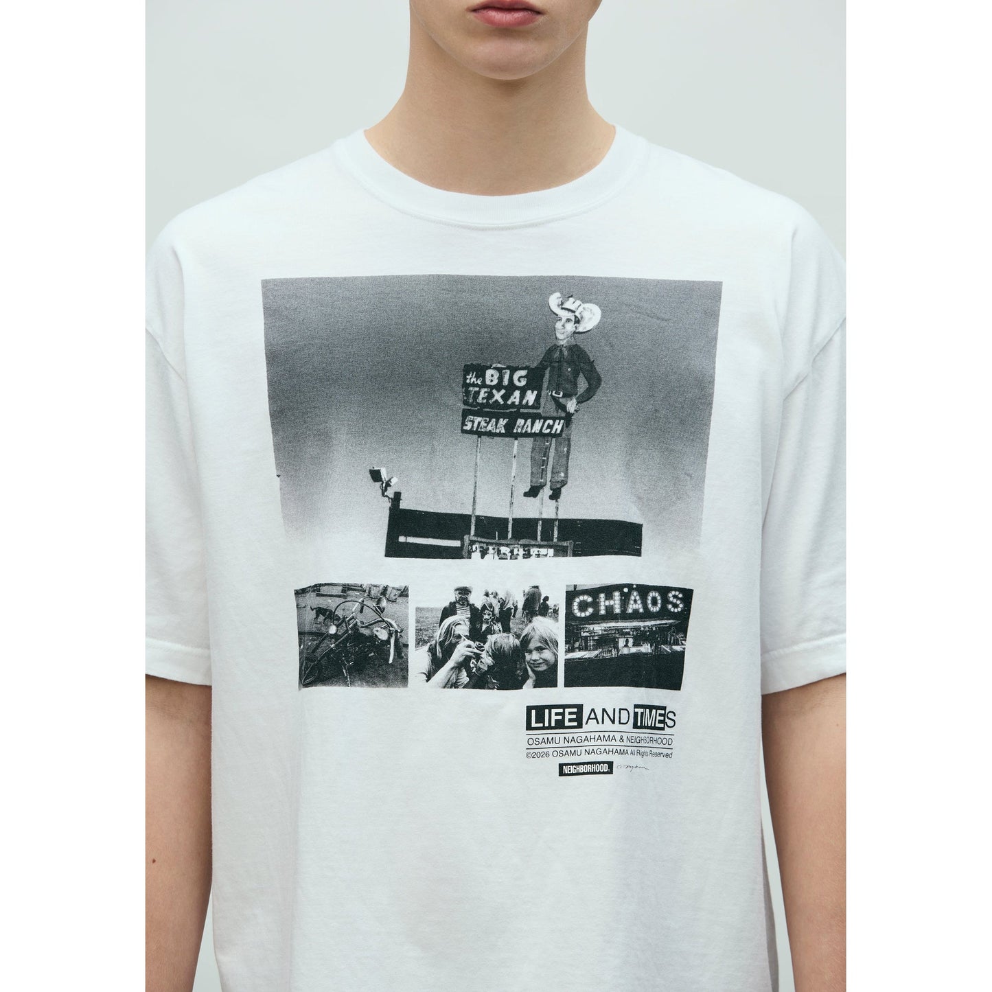 NH X OSAMU NAGAHAMA . TEE SS-4 / WHITE
