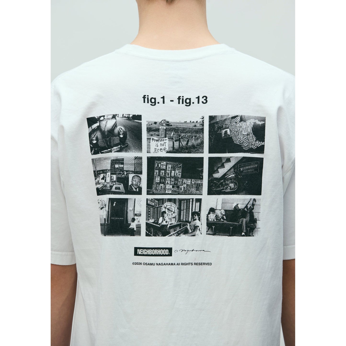 NH X OSAMU NAGAHAMA . TEE SS-4 / WHITE