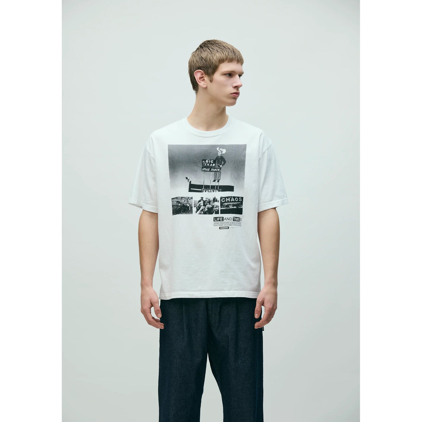 NH X OSAMU NAGAHAMA . TEE SS-4 / WHITE