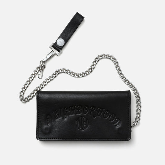 LEATHER TRUCKER WALLET / BLACK