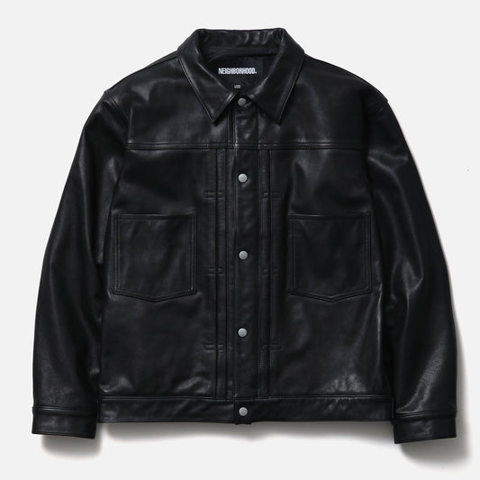 LEATHER TYPE-2 JACKET / BLACK