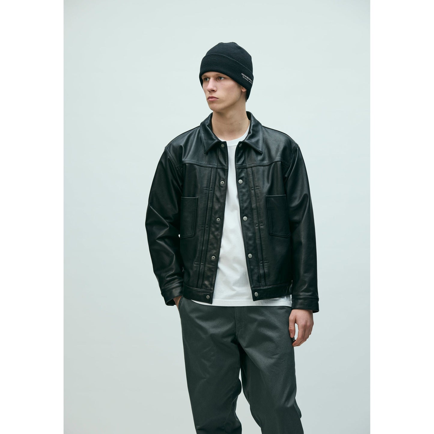 LEATHER TYPE-2 JACKET / BLACK