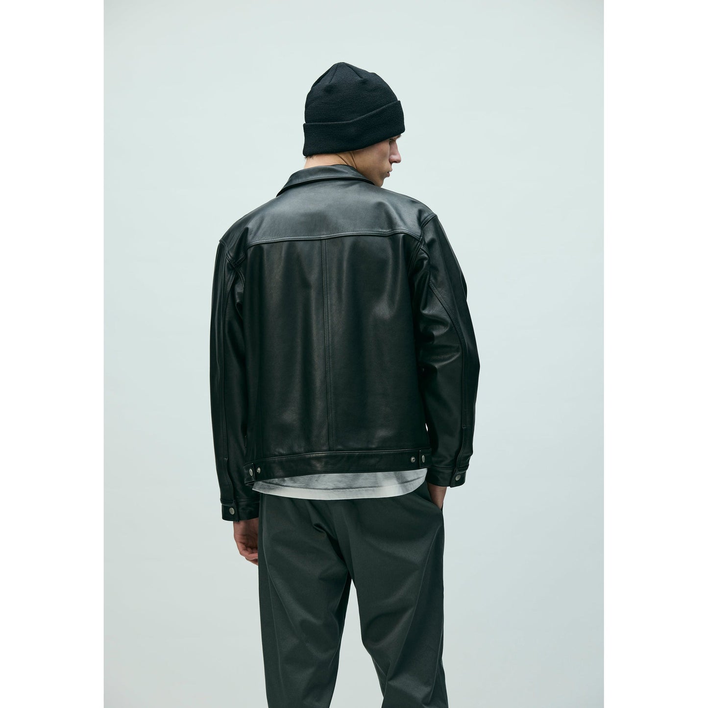 LEATHER TYPE-2 JACKET / BLACK