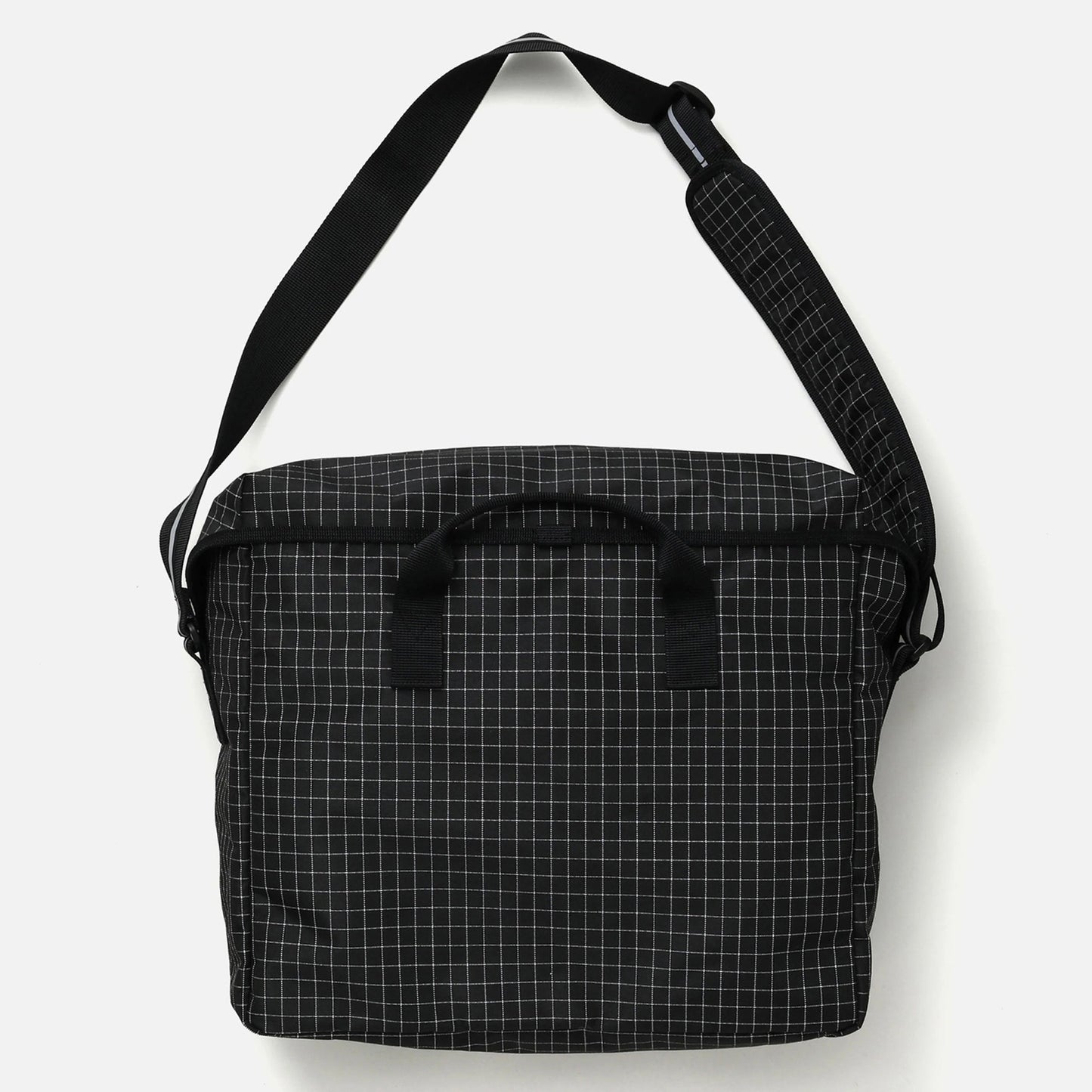 REFLECTIVE MESSENGER BAG / BLACK